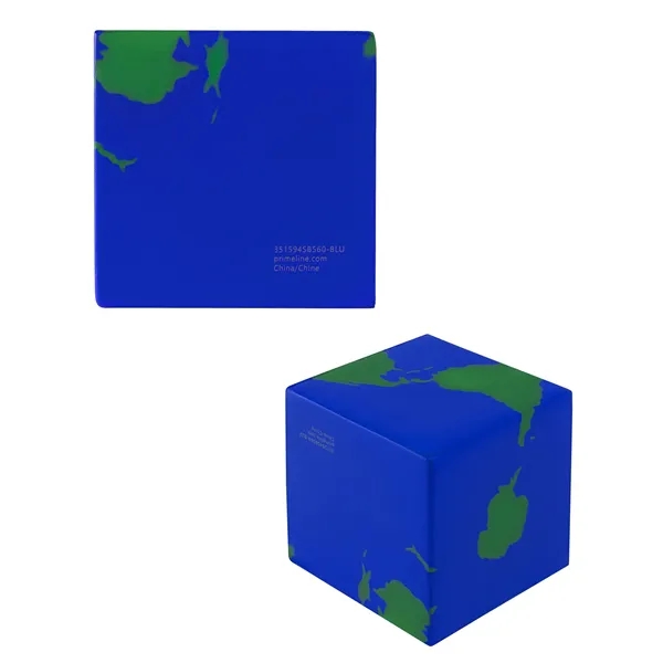 Earth Cube Shape Stress Ball... from ASI 79530 Prime Line