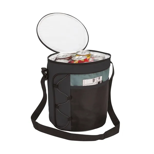 12-can barrel cooler bag with PEVA lining; includes 1" x 43"... from ASI 67866 Logomark/Valumark / Valumark™