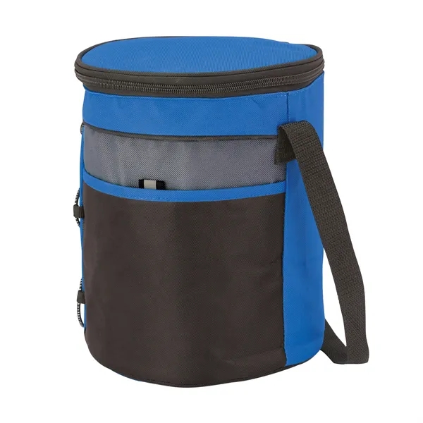 12-can barrel cooler bag with PEVA lining; includes 1" x 43"... from ASI 67866 Logomark/Valumark / Valumark™