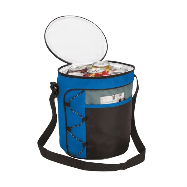 12-can barrel cooler bag with PEVA lining; includes 1" x 43"... from ASI 67866 Logomark/Valumark / Valumark™