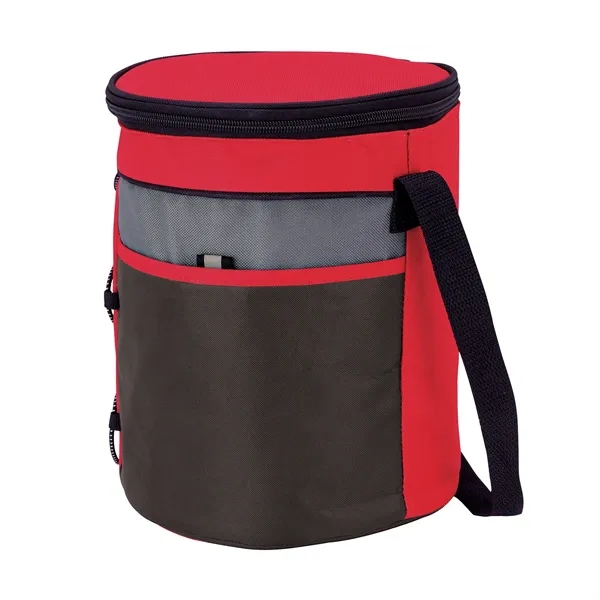 12-can barrel cooler bag with PEVA lining; includes 1" x 43"... from ASI 67866 Logomark/Valumark / Valumark™