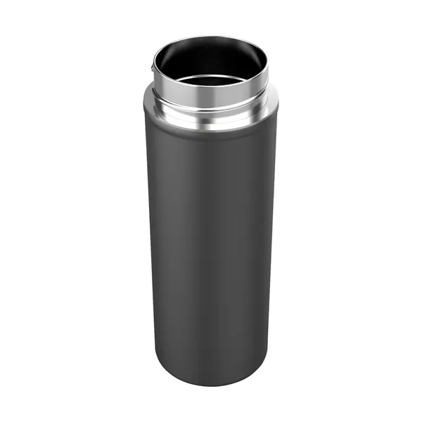 2.94" x 8.25" x 2.94" Esen double-wall stainless steel 18-ounce tumbler... from ASI 67866 Logomark/Valumark