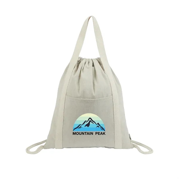 Renew II 9 oz. Recycled Cotton Drawstring Bag... from ASI 67866 Logomark/Valumark