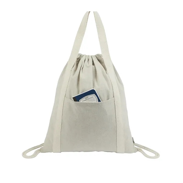 Renew II 9 oz. Recycled Cotton Drawstring Bag... from ASI 67866 Logomark/Valumark