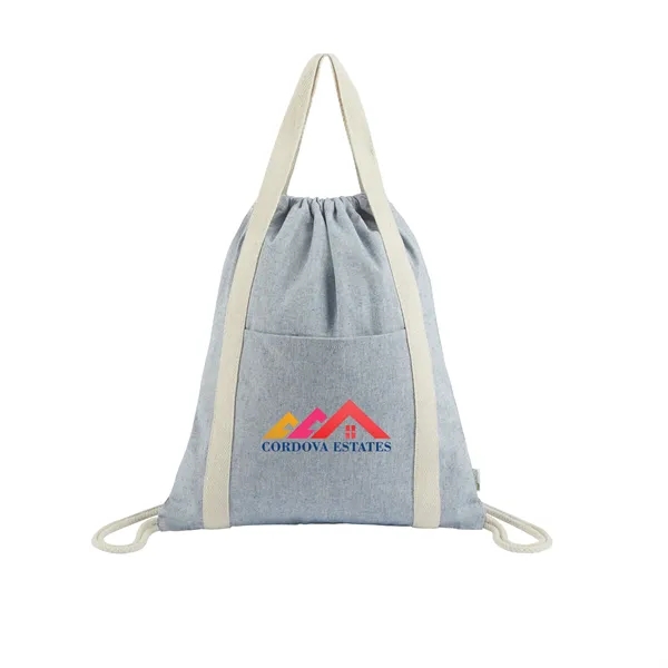 Renew II 9 oz. Recycled Cotton Drawstring Bag... from ASI 67866 Logomark/Valumark