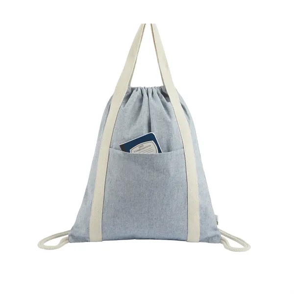 Renew II 9 oz. Recycled Cotton Drawstring Bag... from ASI 67866 Logomark/Valumark