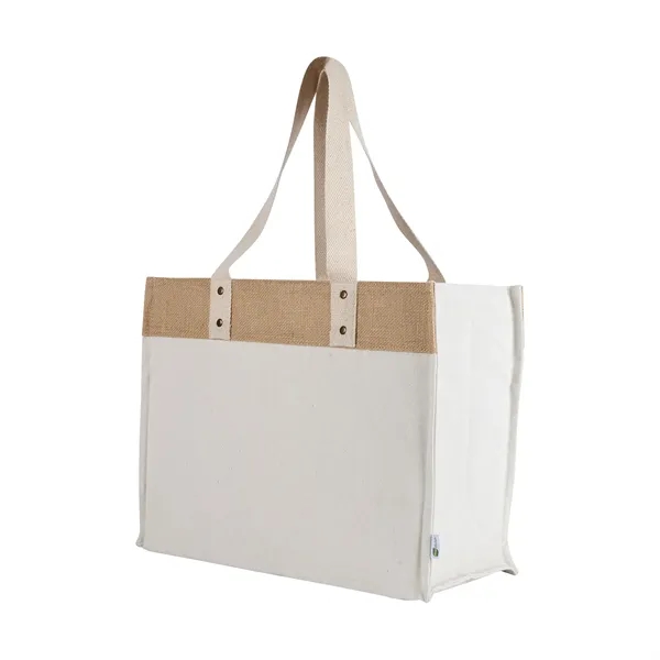 Sophia Canvas Tote With Jute Trim... from ASI 67866 Logomark/Valumark