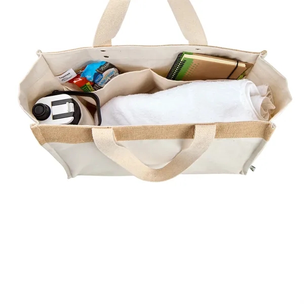 Sophia Canvas Tote With Jute Trim... from ASI 67866 Logomark/Valumark