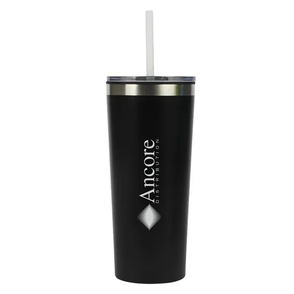Bergen 24 oz. Steel/100% Recycled PP Liner Travel Tumbler... from ASI 67866 Logomark/Valumark