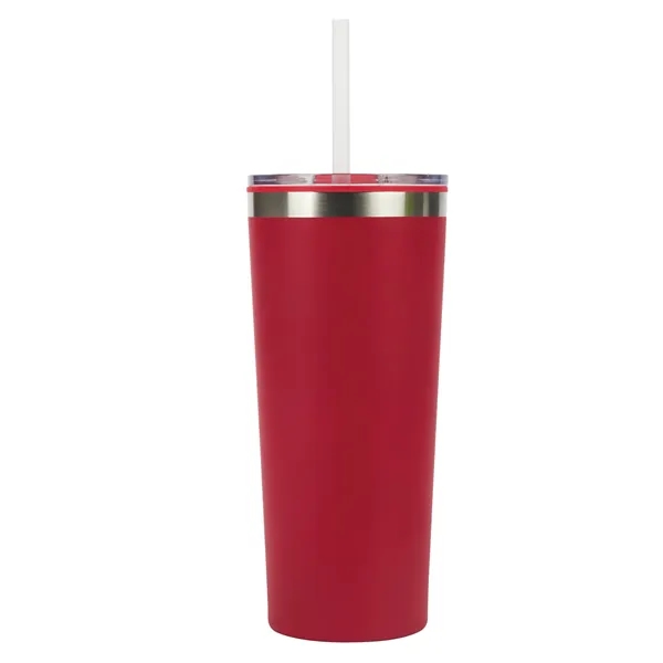 Bergen 24 oz. Steel/100% Recycled PP Liner Travel Tumbler... from ASI 67866 Logomark/Valumark