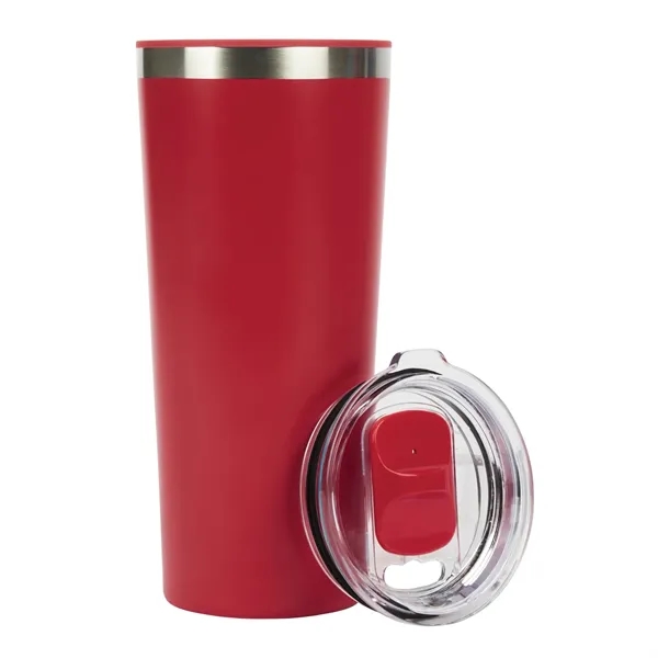 Bergen 24 oz. Steel/100% Recycled PP Liner Travel Tumbler... from ASI 67866 Logomark/Valumark