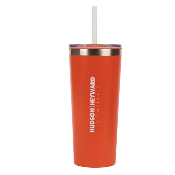 Bergen 24 oz. Steel/100% Recycled PP Liner Travel Tumbler... from ASI 67866 Logomark/Valumark