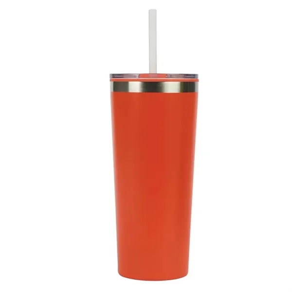 Bergen 24 oz. Steel/100% Recycled PP Liner Travel Tumbler... from ASI 67866 Logomark/Valumark