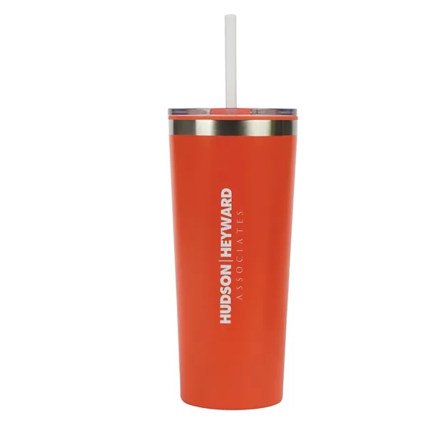 Bergen 24 oz. Steel/100% Recycled PP Liner Travel Tumbler... from ASI 67866 Logomark/Valumark