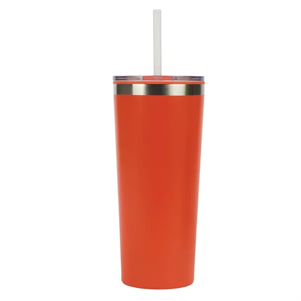 Bergen 24 oz. Steel/100% Recycled PP Liner Travel Tumbler... from ASI 67866 Logomark/Valumark
