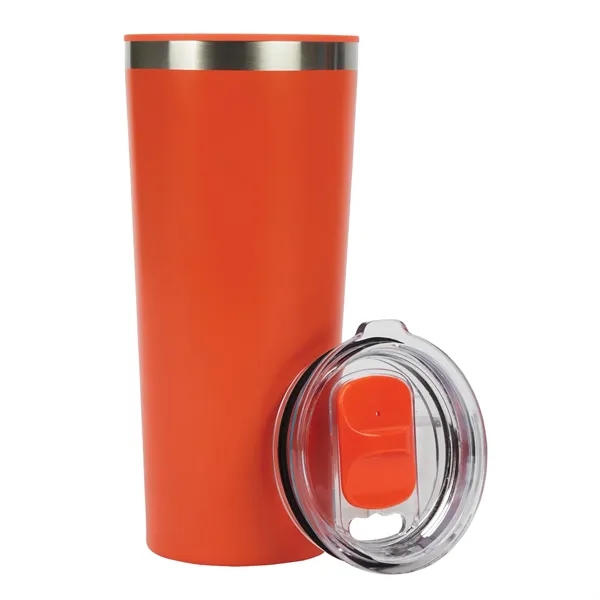 Bergen 24 oz. Steel/100% Recycled PP Liner Travel Tumbler... from ASI 67866 Logomark/Valumark
