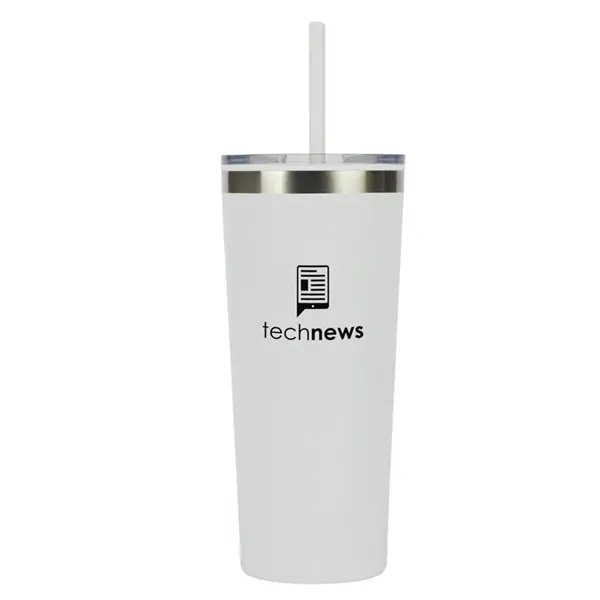 Bergen 24 oz. Steel/100% Recycled PP Liner Travel Tumbler... from ASI 67866 Logomark/Valumark