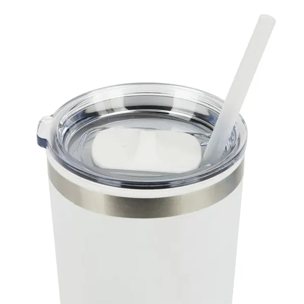 Bergen 24 oz. Steel/100% Recycled PP Liner Travel Tumbler... from ASI 67866 Logomark/Valumark