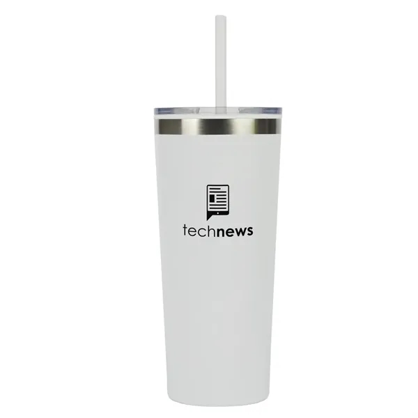 Bergen 24 oz. Steel/100% Recycled PP Liner Travel Tumbler... from ASI 67866 Logomark/Valumark