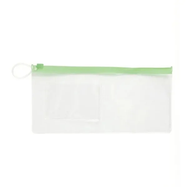 Vinyl card slot pouch plus 1 color pad print imprint on... from ASI 37218 Athena Promo (tm)