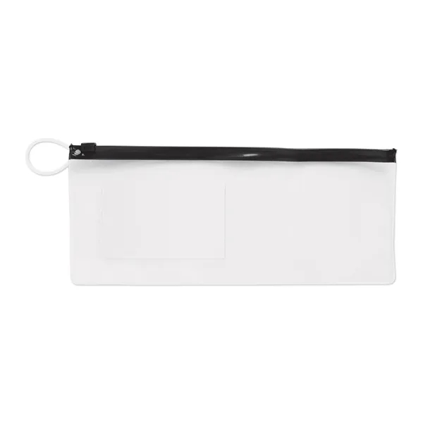 Vinyl card slot pouch plus 1 color pad print imprint on... from ASI 37218 Athena Promo (tm)