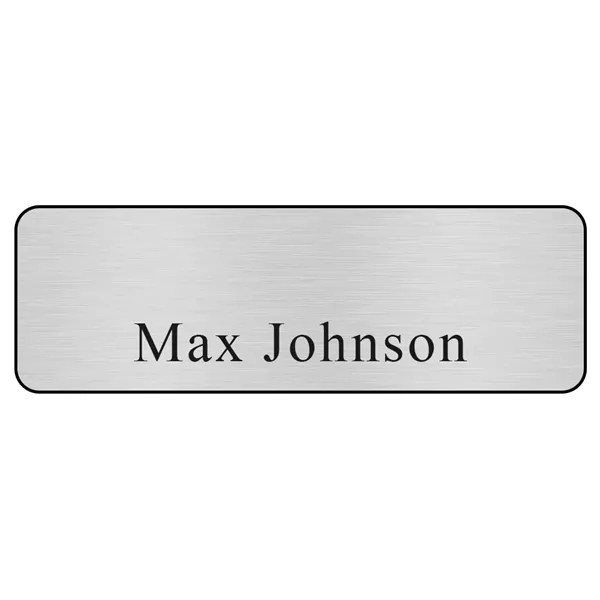 The Hollywood name tag is a popular choice that displays your... from ASI 61966 HPG / Beacon Promotions HPG Gold