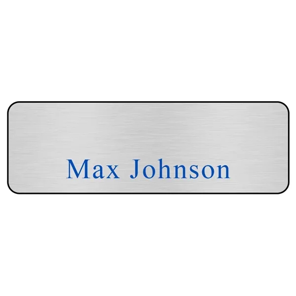 The Hollywood name tag is a popular choice that displays your... from ASI 61966 HPG / Beacon Promotions HPG Gold