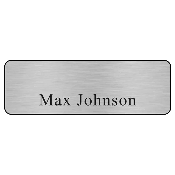 The Hollywood name tag is a popular choice that displays your... from ASI 61966 HPG / Beacon Promotions HPG Gold