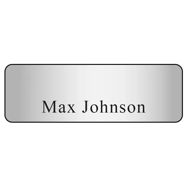 The Hollywood name tag is a popular choice that displays your... from ASI 61966 HPG / Beacon Promotions HPG Gold