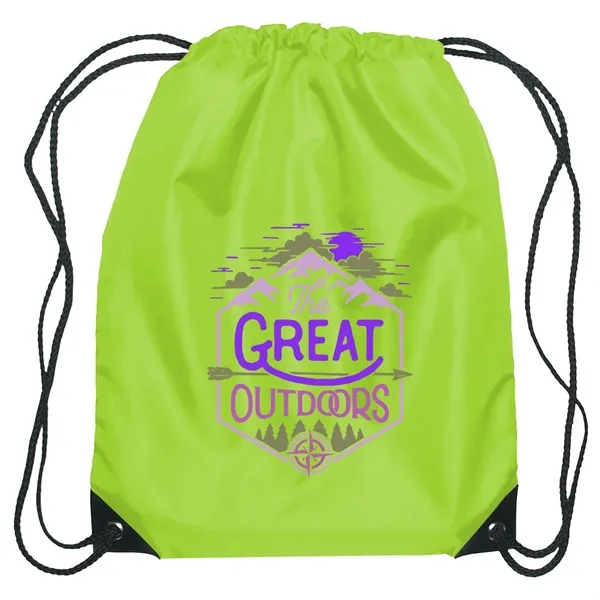 Small sports pack with polyester drawstring.... from ASI 61125 Hit Promotional Products / Hit®