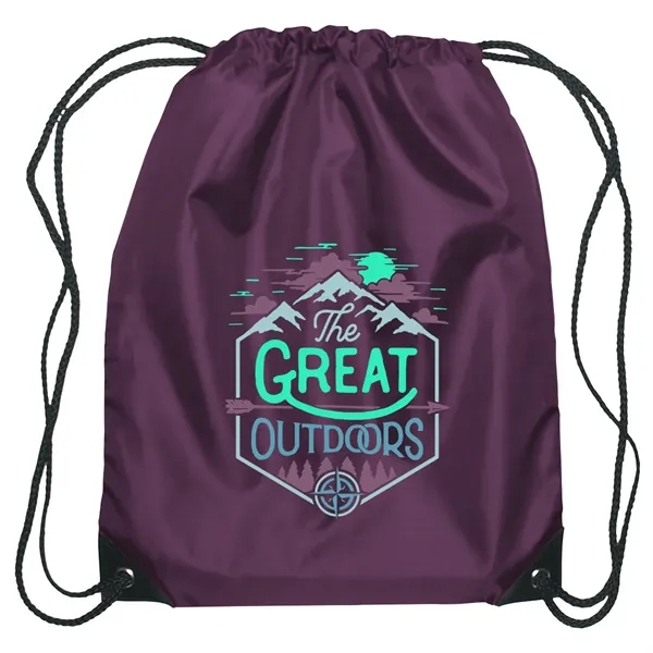 Small sports pack with polyester drawstring.... from ASI 61125 Hit Promotional Products / Hit®