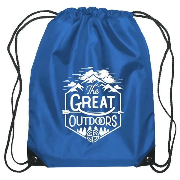 Small sports pack with polyester drawstring.... from ASI 61125 Hit Promotional Products / Hit®