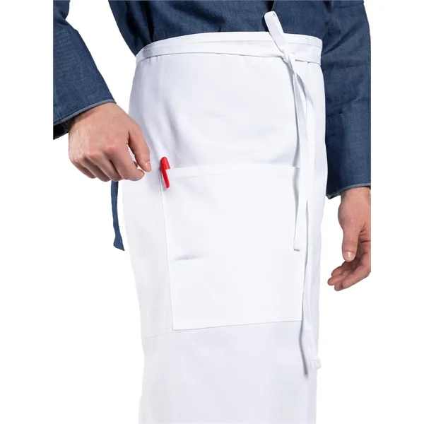 Uncommon Threads Unisex Full Bistro Apron - White... from ASI 86018 Scrub Authority / Uniform Stores