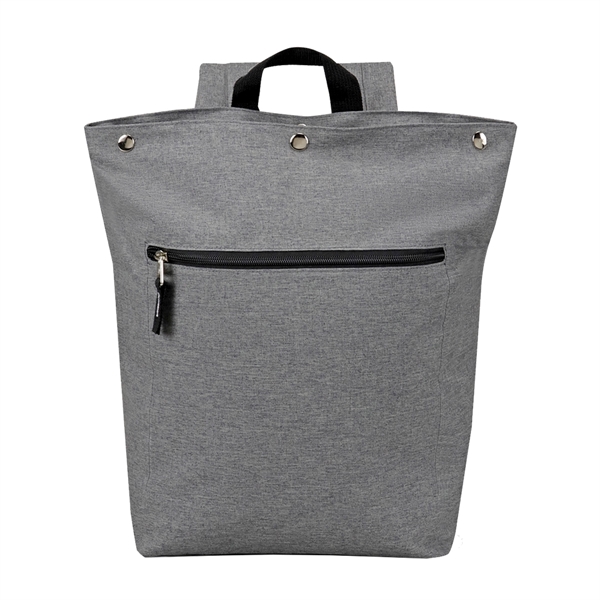 11" x 15" x 5" polyester laptop backpack with snap and... from ASI 37980 Bagworld