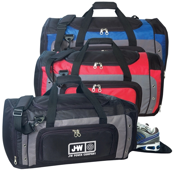 Polyester Gym Shoe Duffel Bag... from ASI 31517 Admart Products / Admart Line