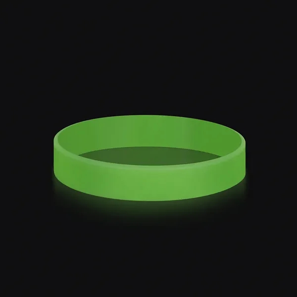 8" silicone glow in the dark bracelet; one size fits most.... from ASI 61125 Hit Promotional Products / Hit®