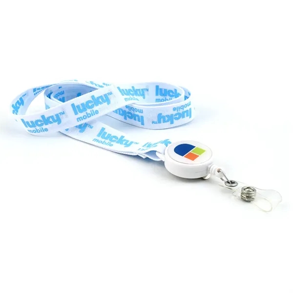 Tradeshow Classic Lanyard with a variety of attachments available.... from ASI 93987 Martini-Vispak Inc.