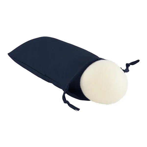 Set of 3 wool dryer balls in a drawstring pouch.... from ASI 61125 Hit Promotional Products / Hit®