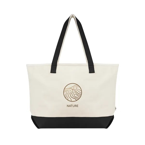 5" x 14.25" x 21.75" recycled cotton canvas tote bag with... from ASI 61125 Hit Promotional Products / Hit®