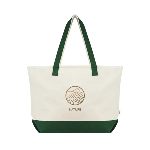 5" x 14.25" x 21.75" recycled cotton canvas tote bag with... from ASI 61125 Hit Promotional Products / Hit®