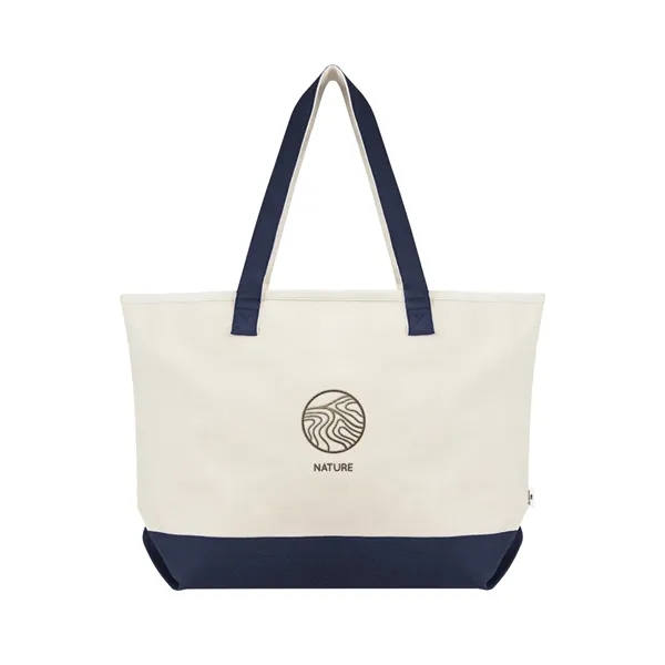 5" x 14.25" x 21.75" recycled cotton canvas tote bag with... from ASI 61125 Hit Promotional Products / Hit®