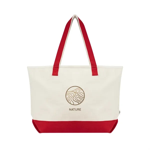 5" x 14.25" x 21.75" recycled cotton canvas tote bag with... from ASI 61125 Hit Promotional Products / Hit®