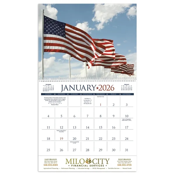 I Love America... from ASI 40480 Koozie Group / Norwood Triumph Calendar