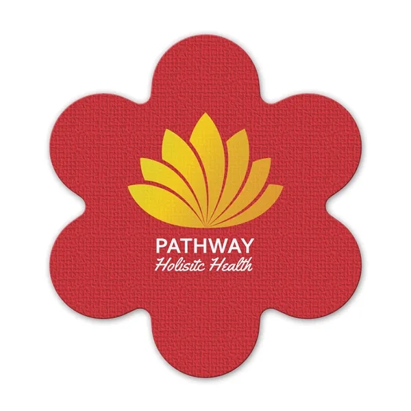 Flower shaped jar opener made of rubber, with a digital full-color... from ASI 54040 Fey Promo / Mi Line by Fey