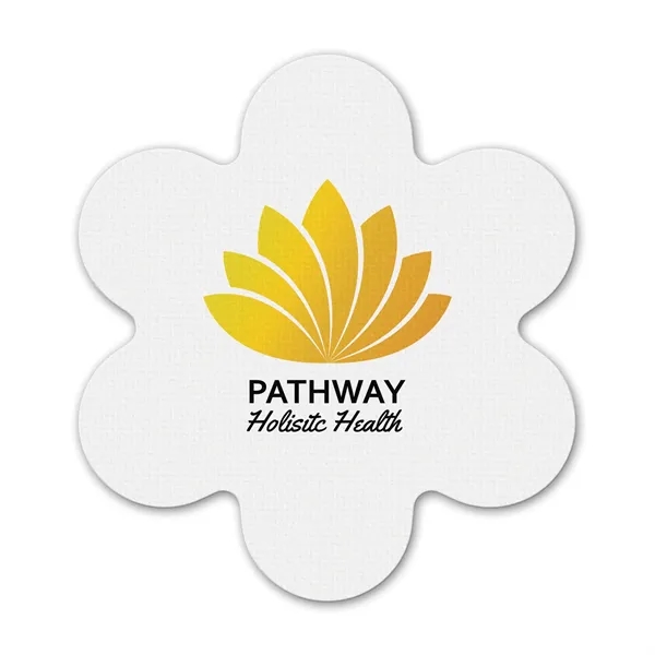 Flower shaped jar opener made of rubber, with a digital full-color... from ASI 54040 Fey Promo / Mi Line by Fey