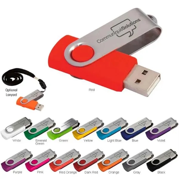4 GB Folding USB 2.0 Flash Drive... from ASI 40480 Koozie Group