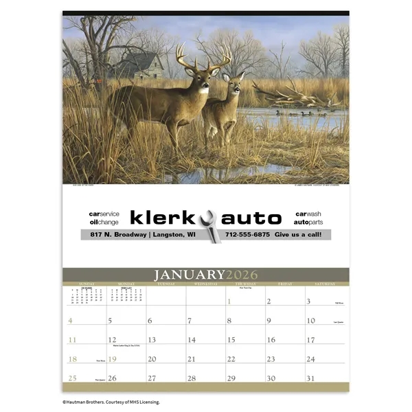Wildlife Art by the Hautman Brothers... from ASI 40480 Koozie Group / Norwood Triumph Calendar
