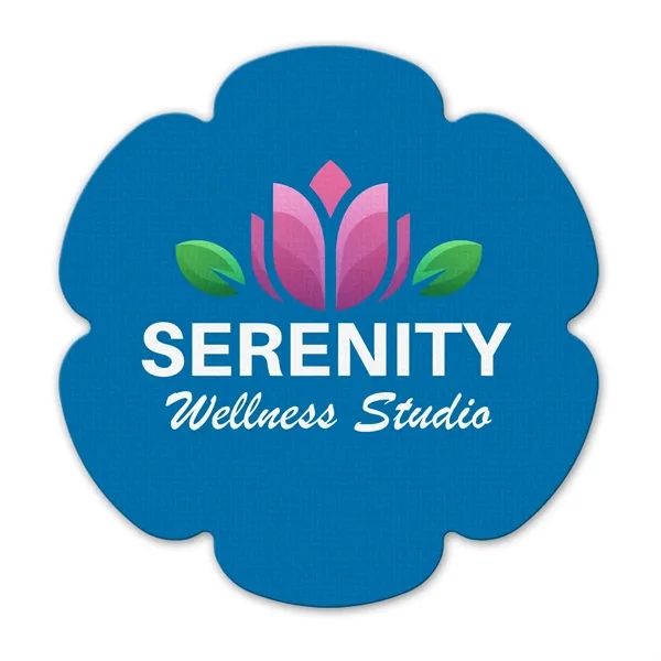 Flower shaped jar opener made of rubber, with a digital full-color... from ASI 54040 Fey Promo / Mi Line by Fey