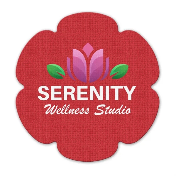 Flower shaped jar opener made of rubber, with a digital full-color... from ASI 54040 Fey Promo / Mi Line by Fey