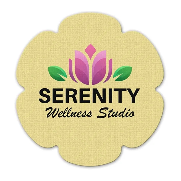 Flower shaped jar opener made of rubber, with a digital full-color... from ASI 54040 Fey Promo / Mi Line by Fey